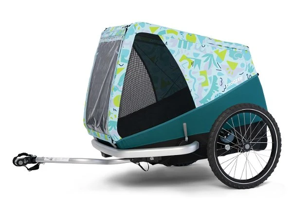 Croozer Dog Mikke Colourful Journey Fahrradanhänger Für Große Hunde Geeignet