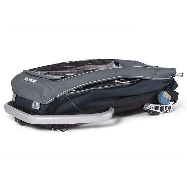 Croozer Kid Vaaya 1 Graphite Blue 2in1 Fahrradanhänger & Buggy-Set – Bild 7