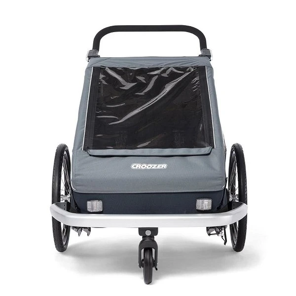 Croozer Kid Vaaya 2 Graphite Blue 2in1 Fahrradanhänger & Buggy-Set – Bild 3