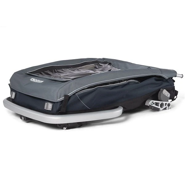 Croozer Kid Vaaya 2 Graphite Blue 2in1 Fahrradanhänger & Buggy-Set – Bild 7