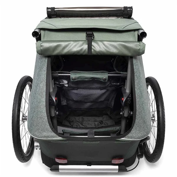 Croozer Kid Vaaya 1 Jungle Green 2in1 Fahrradanhänger & Buggy-Set – Bild 5