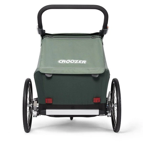 Croozer Kid Vaaya 2 Jungle Green 2in1 Fahrradanhänger & Buggy-Set – Bild 4
