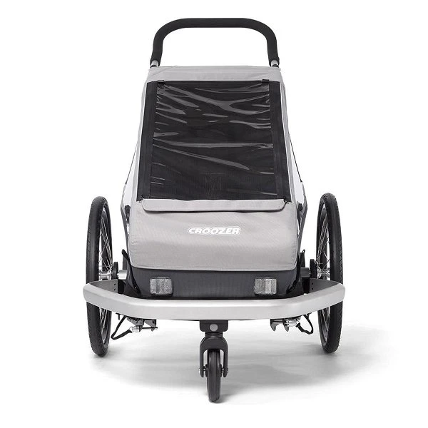 Croozer Kid Keeke 1 Stone Grey 2in1 Fahrradanhänger & Buggy-Set – Bild 3