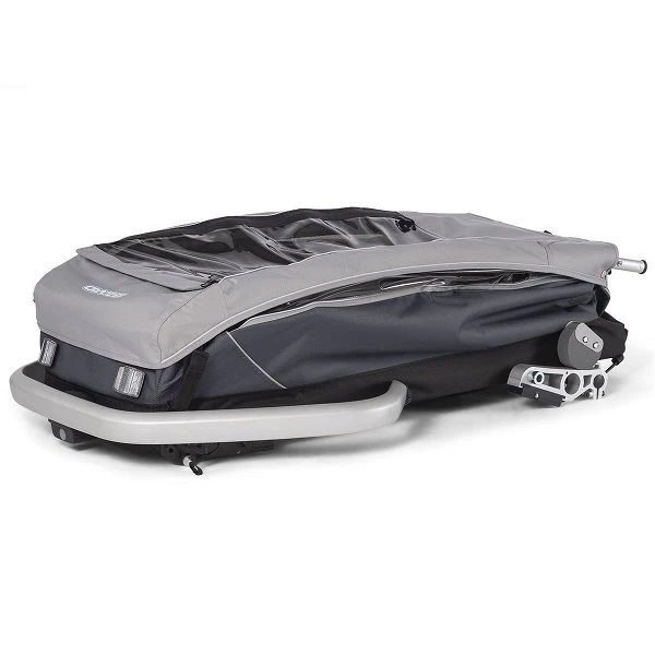 Croozer Kid Keeke 1 Stone Grey 2in1 Fahrradanhänger & Buggy-Set – Bild 7