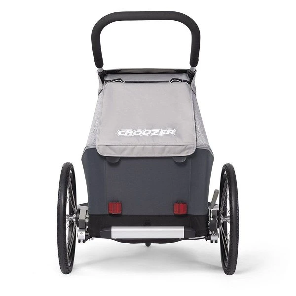 Croozer Kid Keeke 1 Stone Grey 2in1 Fahrradanhänger & Buggy-Set – Bild 4