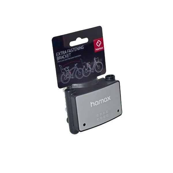 Hamax Kiss Fahrradsitz Schwarz/Rot Abschließbare Halterung | Portofrei – Bild 5