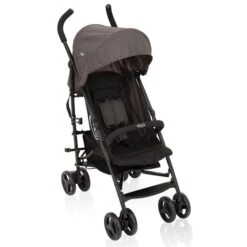 Graco Travelite Buggy Black & Grey Stufenlos Verstellbare Rückenlehne