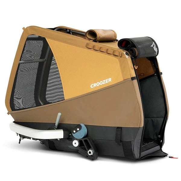 Croozer Dog Enna Sundown Yellow Fahrradanhänger Für Mittelgroße Hunde Geeignet – Bild 3