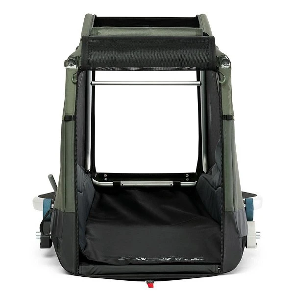 Croozer Dog Mikke Moss Green Fahrradanhänger Für Große Hunde Geeignet – Bild 2