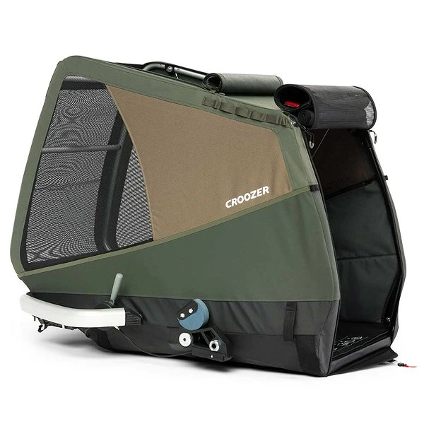 Croozer Dog Mikke Moss Green Fahrradanhänger Für Große Hunde Geeignet – Bild 3