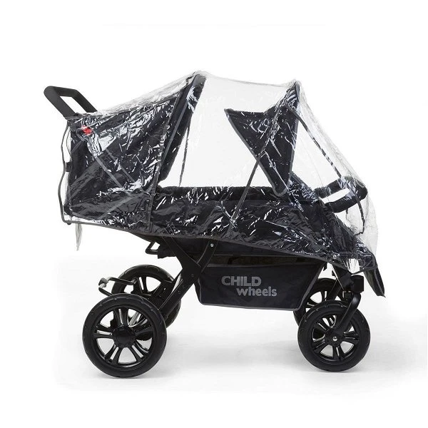 Childhome Two By Two Sportwagen 4 Kinder Vierlingswagen - Robust Und Komfortabel – Bild 2