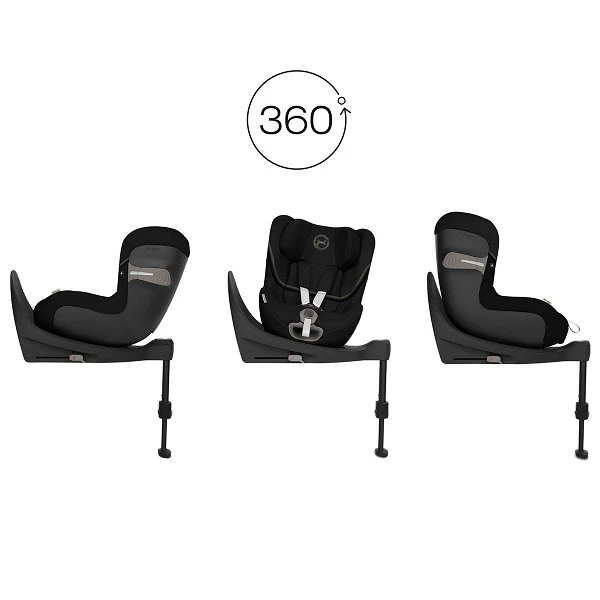 CYBEX Sirona SX2 I-Size Moon Black Ab Geburt Bis 105 Cm (ca. 4 Jahre) – Bild 8