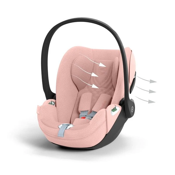 CYBEX Cloud T I-Size Plus Peach Pink Babyschale – Bild 6