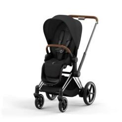 CYBEX E-PRIAM Sportwagen Sepia Black Gestell Wählbar New Generation