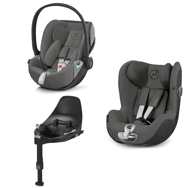 CYBEX Z2 Kindersitz Soho Grey Bundle 3-in-1