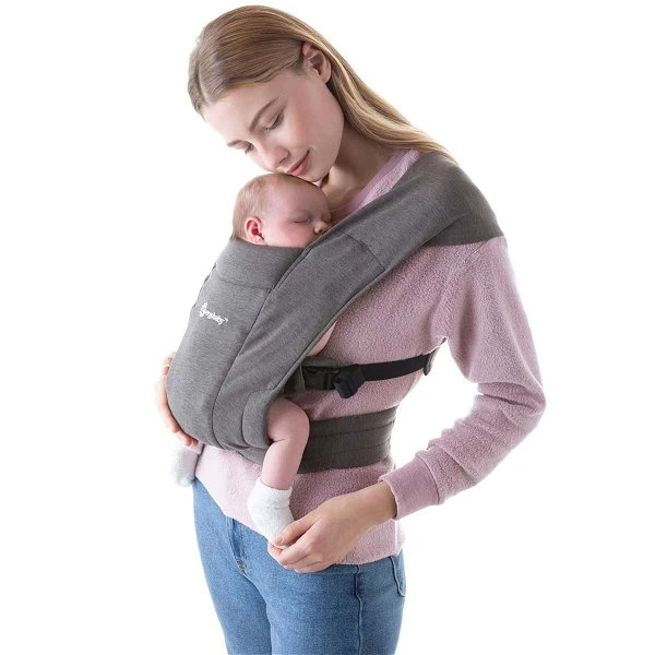 Ergobaby Embrace Pure Black Babytrage Für Neugeborene – Bild 4