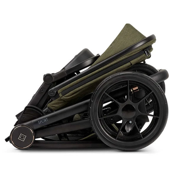Moon Sport Sportwagen Moss Green Melange Zubehör Bundle – Bild 8