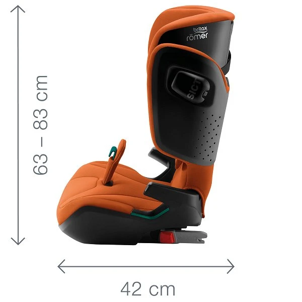 Britax Römer Kidfix I-Size Galaxy Black - Green Sense Kindersitz Gruppe ECE R 129 / I-Size – Bild 7