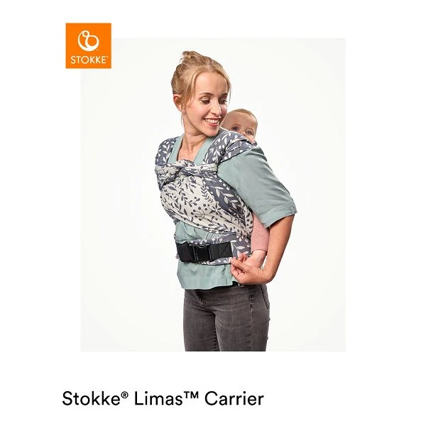 Stokke® Limas™ Plus Babytrage Floral Slate – Bild 2