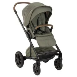 Nuna MIXX Next Kinderwagen Pine Inkl. Fußsack, Regenverdeck, Adapter