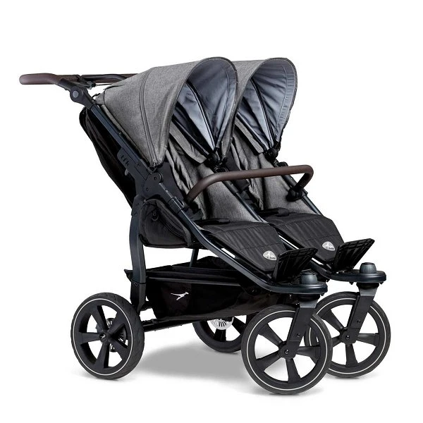Tfk Duo 2 Sportwagen Premium Grau Luftkammer Radset – Bild 2
